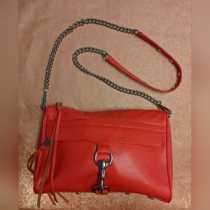 Rebecca Minkoff Red Leather Crossbody Bag